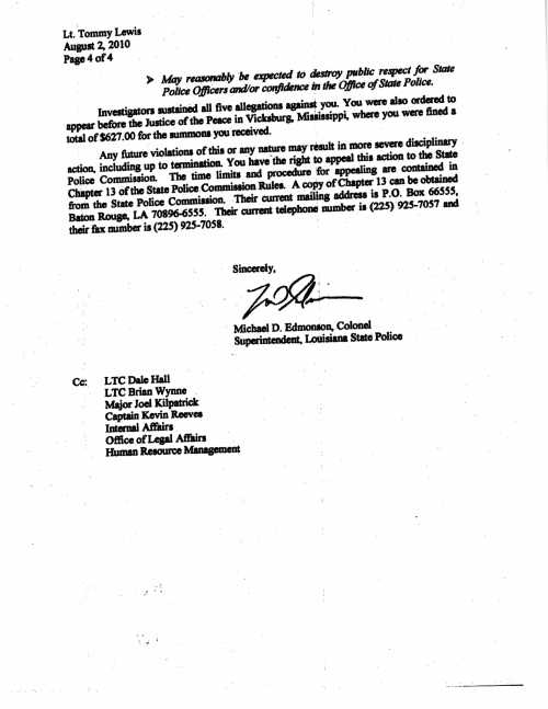 TOMMY LEWIS LETTER PAGE 4