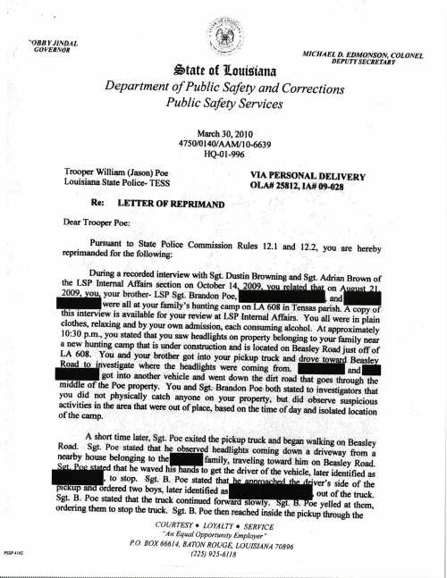 WILLIAM JASON POE PAGE 1