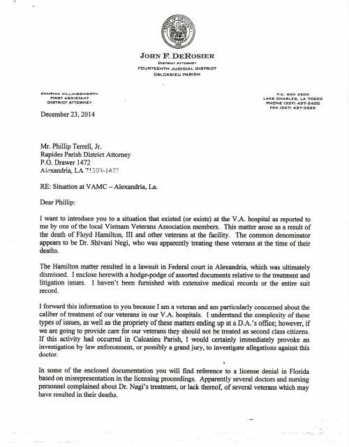 LETTER TO HIS COUNTERPART