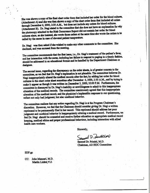 MARYLAND HOSPITAL LETTER PAGE 2